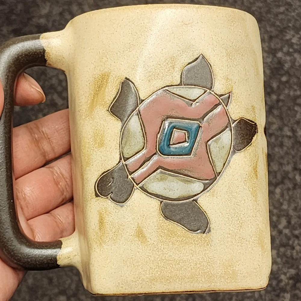 MARA Stoneware Mexico Coffee Mugs | 2 Mugs